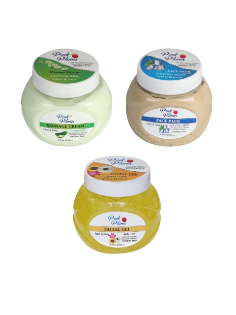 Pink Plums Cucumber Massage Cream - Ice Cool Mint Face Pack - Anti Tan Facial Gel, Green
Pink Plums Cucumber Massage Cream - Ice Cool Mint Face Pack - Anti Tan Facial Gel, Green