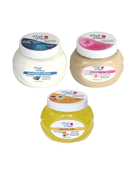 Pink Plums Diamond Massage Cream - Skin Whitening Face Pack - Anti Tan Facial Gel, White
Pink Plums Diamond Massage Cream - Skin Whitening Face Pack - Anti Tan Facial Gel, White