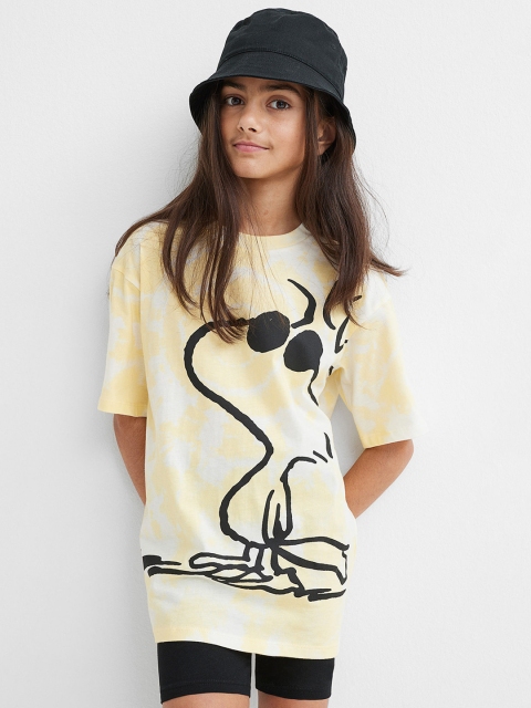 H&M Girls Yellow 2-Piece Cotton Set