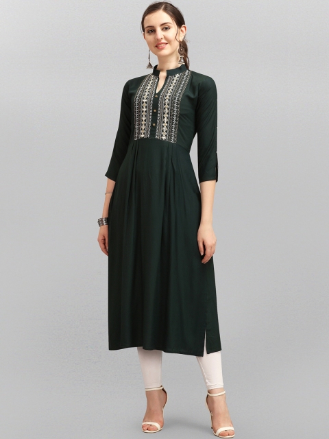Fashion FRICKS Women Black Ethnic Motifs Embroidered Thread Work Anarkali Cotton Kurta
Fashion FRICKS Women Black Ethnic Motifs Embroidered Thread Work Anarkali Cotton Kurta