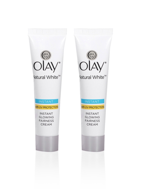 Olay Set of 2 Natural Aura Instant Glowing Radiance Creams with UV Protection - 20g each, White
Olay Set of 2 Natural Aura Instant Glowing Radiance Creams with UV Protection - 20g each, White