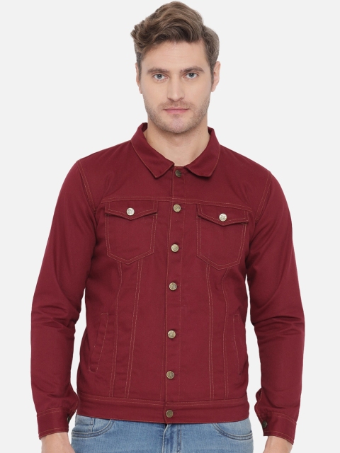 FurryFlair Men Maroon Tailored Jacket