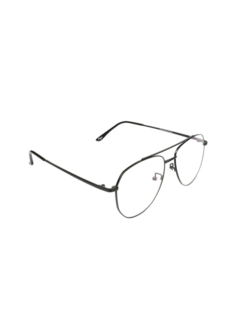 Floyd Unisex Clear Lens & Black Aviator Glasses with UV Protected Lens 3134_Blk, Transparent
Floyd Unisex Clear Lens & Black Aviator Glasses with UV Protected Lens 3134_Blk, Transparent