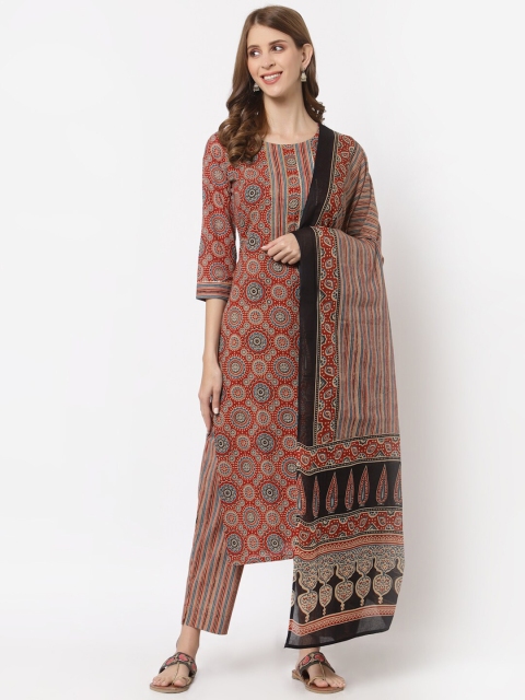 KAMI KUBI Red & Blue Printed Unstitched Pure Cotton Dress Material With Mal Mal duppata
KAMI KUBI Red & Blue Printed Unstitched Pure Cotton Dress Material With Mal Mal duppata