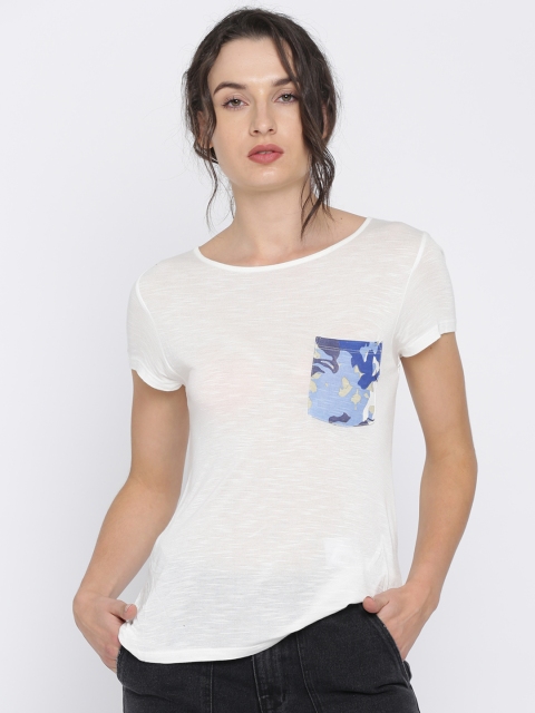 Vero Moda Off-White T-Shirt