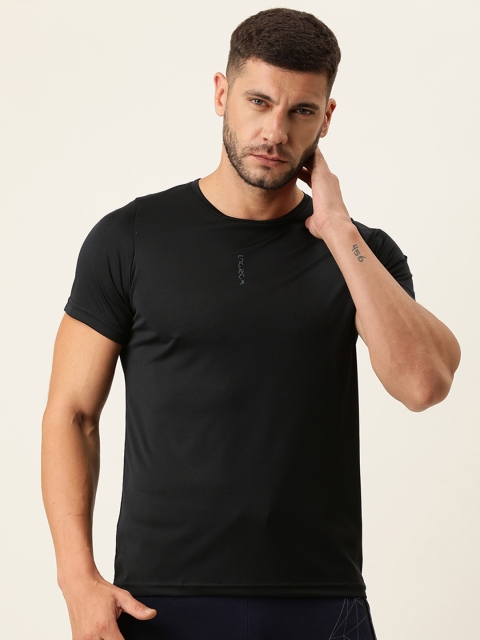 Sweet Dreams Men Black Solid Lounge T-shirt