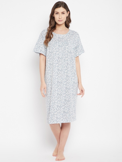 Camey Grey Printed Nightdress