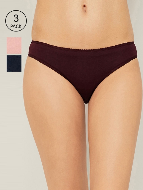 Ginger by Lifestyle Women Pack of 3 Cotton Low-Rise Hipster Briefs 1000010405368, Maroon
Ginger by Lifestyle Women Pack of 3 Cotton Low-Rise Hipster Briefs 1000010405368, Maroon