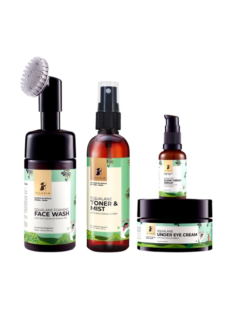 Pilgrim Daily Instant Skin Renewal Facial Kit for Glow, Hydration, Wrinkles & Puffiness, White
Pilgrim Daily Instant Skin Renewal Facial Kit for Glow, Hydration, Wrinkles & Puffiness, White