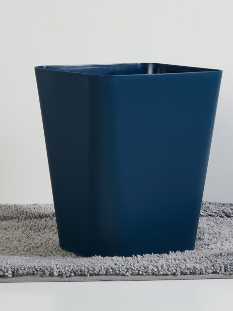 Home Centre Blue Solid Open Dustbin