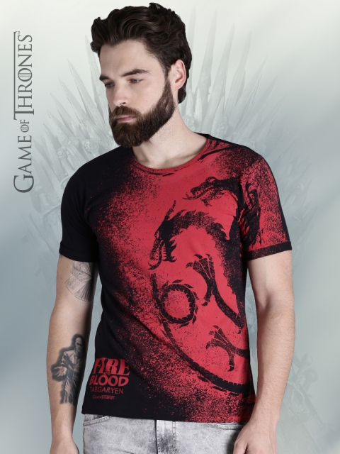 Game of Thrones by Kook N Keech Black & Red Lightweight Printed T-shirt - BESTSELLER
Game of Thrones by Kook N Keech Black & Red Lightweight Printed T-shirt - BESTSELLER