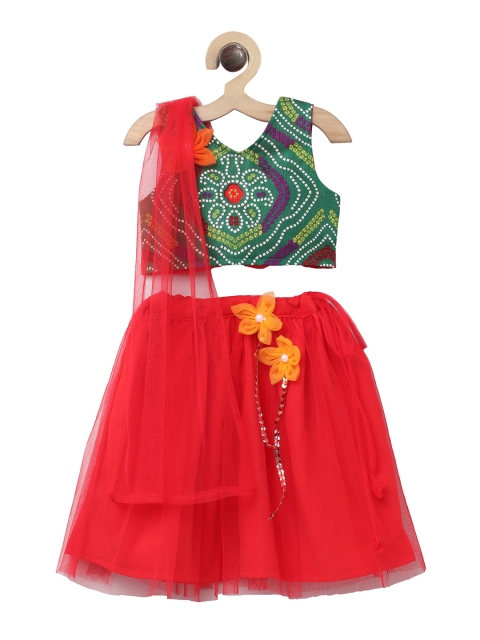 Barbie by Many Frocks & Girls Green & Pink Printed Ready to Wear Lehenga Blouse With Dupatta
Barbie by Many Frocks & Girls Green & Pink Printed Ready to Wear Lehenga Blouse With Dupatta
