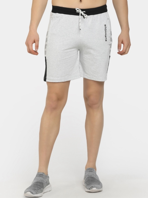 V-Mart Men Grey Sports Shorts