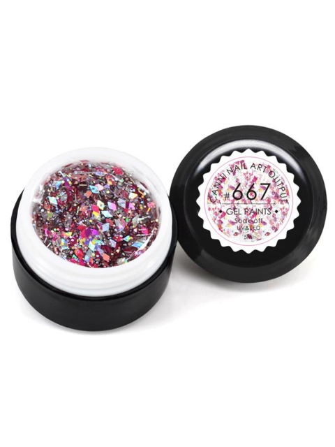CANNI Gel Varnish Pure Colors Solid LED UV Gel Nail Art Drawing Design Painting Gel Nail Polish 5 ml - CANNI_667, Multi
CANNI Gel Varnish Pure Colors Solid LED UV Gel Nail Art Drawing Design Painting Gel Nail Polish 5 ml - CANNI_667, Multi