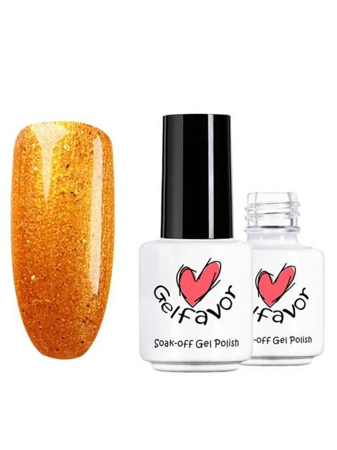 Gelfavor Pure Color Soak-Off UV LED Long-Lasting Gel Nail Polish - Shade 2204, Orange
Gelfavor Pure Color Soak-Off UV LED Long-Lasting Gel Nail Polish - Shade 2204, Orange