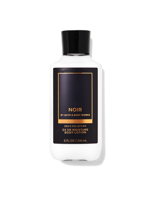 Bath & Body Works Men Noir 24Hr Moisture Body Lotion with Shea Butter - 236 ml, Black
Bath & Body Works Men Noir 24Hr Moisture Body Lotion with Shea Butter - 236 ml, Black