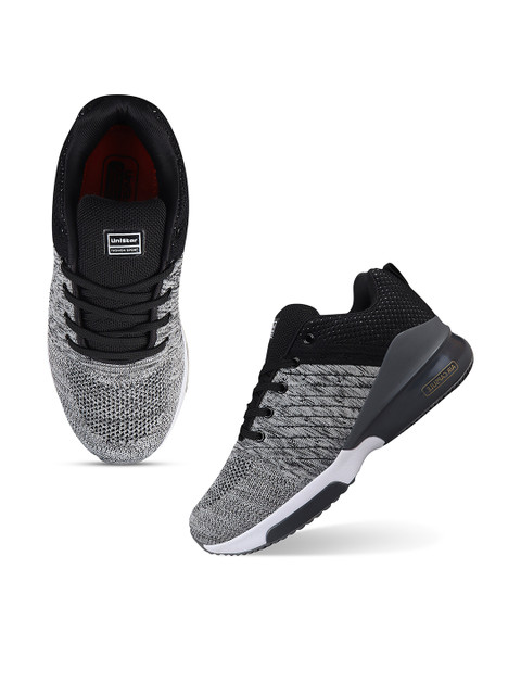 UNISTAR Men Grey & Black Mesh Walking Shoes With Air Technology
UNISTAR Men Grey & Black Mesh Walking Shoes With Air Technology
