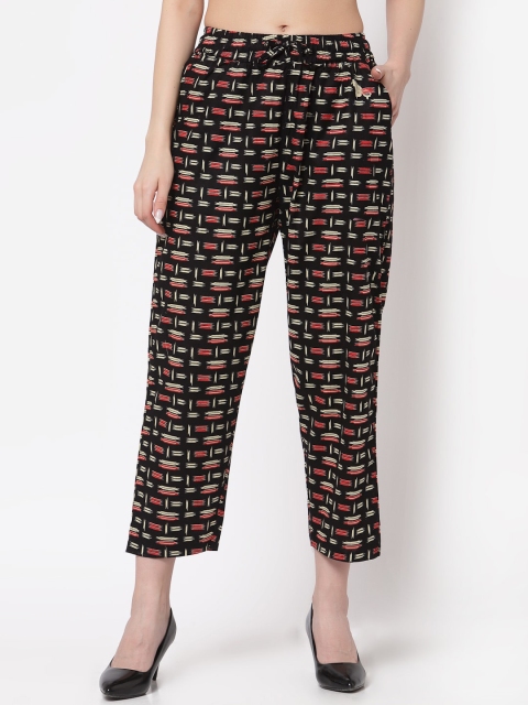 KLOTTHE Women Multicoloured Printed Comfort Slim Fit Easy Wash Pleated Trousers, Multi
KLOTTHE Women Multicoloured Printed Comfort Slim Fit Easy Wash Pleated Trousers, Multi