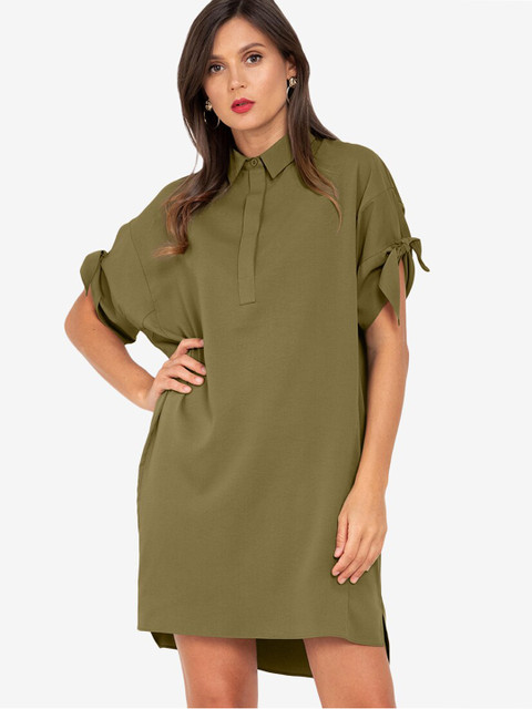 ZALORA WORK Green Shirt Dress
ZALORA WORK Green Shirt Dress