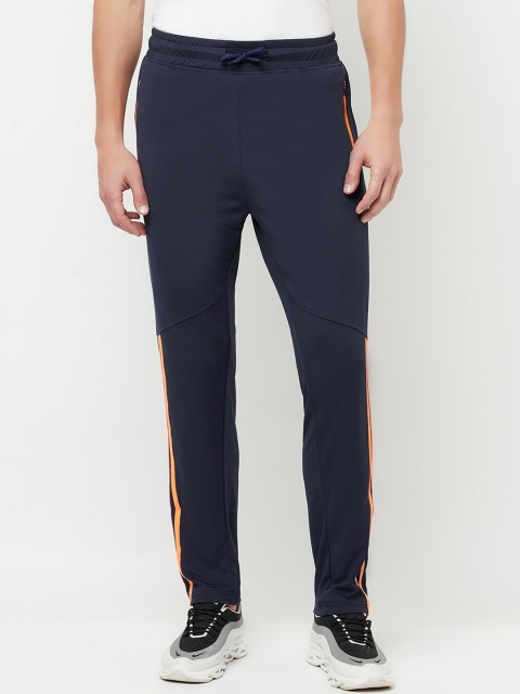 HOLDIT Men Navy Blue Solid Track Pants