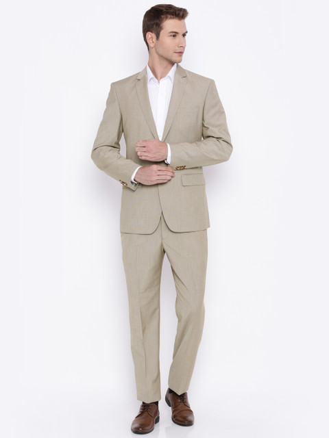 Park Avenue Beige Slim Fit Single-Breasted Two-Piece Formal Suit
Park Avenue Beige Slim Fit Single-Breasted Two-Piece Formal Suit