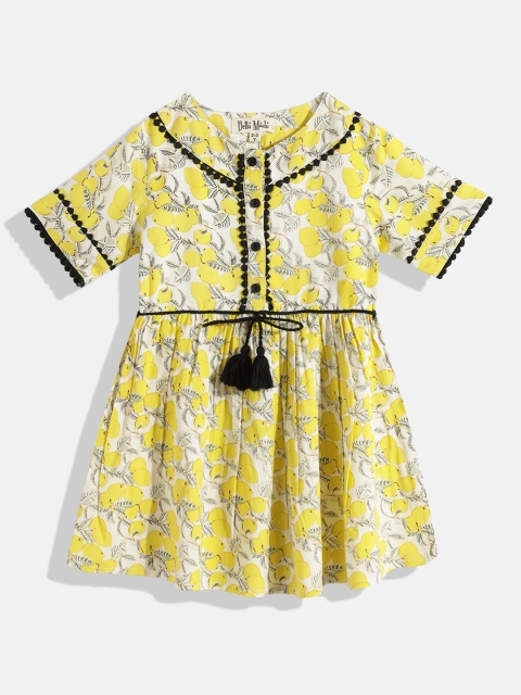 Bella Moda Yellow Floral Dress