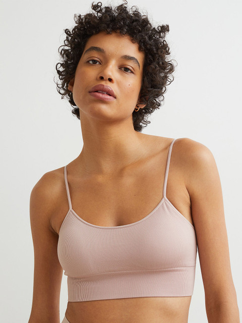 H&M Women Pink Seamless Bralette 1046097003
H&M Women Pink Seamless Bralette 1046097003
