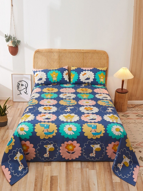 JC Collection Blue & Pink Cartoon Characters 120 TC Single Bedsheet with Pillow Covers
JC Collection Blue & Pink Cartoon Characters 120 TC Single Bedsheet with Pillow Covers