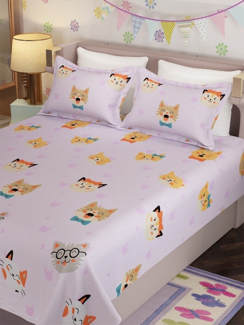 Molly & Michel Pink & Orange Cartoon Characters 210 TC Queen Bedsheet with 2 Pillow Covers
Molly & Michel Pink & Orange Cartoon Characters 210 TC Queen Bedsheet with 2 Pillow Covers