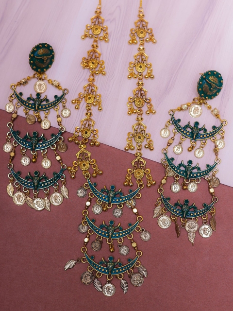 DIVA WALK Gold-Plated Hand-Painted Jewellery Set