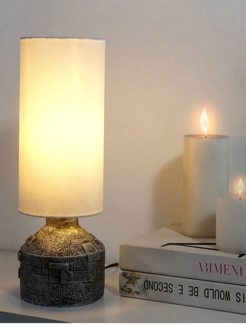 THE ARTMENT Golden Impressionist Brick Wall Lamp Shade, Gold