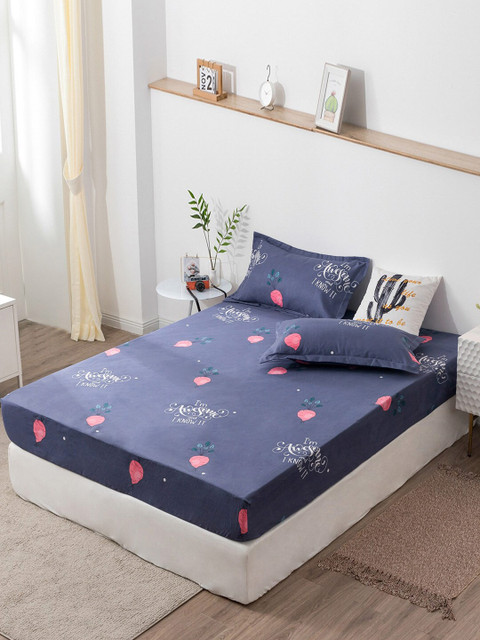 JC Collection Navy Blue & White Graphic Printed 144 TC Single Bedsheet with 1 Pillow Covers
JC Collection Navy Blue & White Graphic Printed 144 TC Single Bedsheet with 1 Pillow Covers