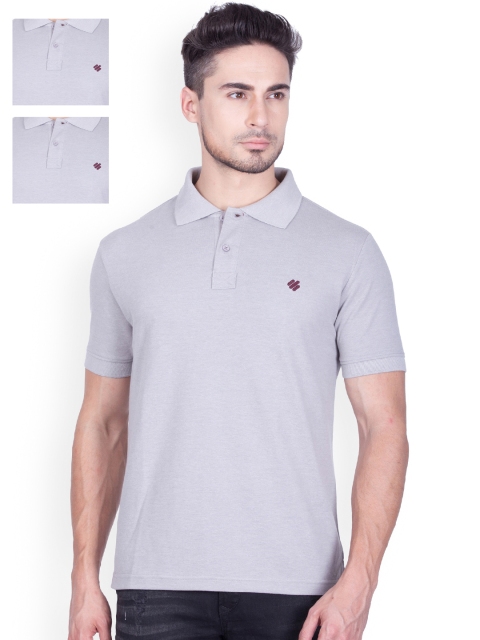 ONN Pack of 3 Grey Polo T-shirts
