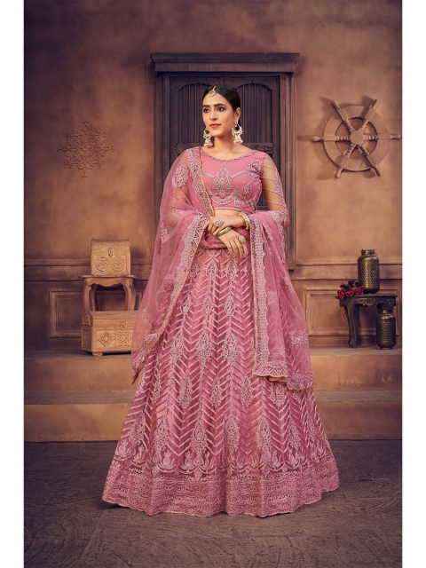 Warthy Ent Pink Embroidered Thread Work Semi-Stitched Lehenga & Unstitched Blouse With Dupatta
Warthy Ent Pink Embroidered Thread Work Semi-Stitched Lehenga & Unstitched Blouse With Dupatta