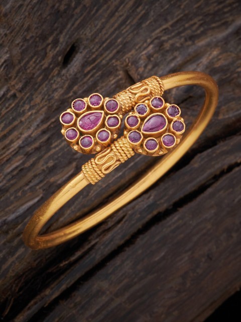 Kushal's Fashion Jewellery 92.5 Silver Women Red Gold-Toned Gold-Plated Kada Bracelet
Kushal's Fashion Jewellery 92.5 Silver Women Red Gold-Toned Gold-Plated Kada Bracelet