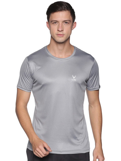 Wildbrocket Men Grey Printed Slim Fit Training or Gym T-shirt
Wildbrocket Men Grey Printed Slim Fit Training or Gym T-shirt