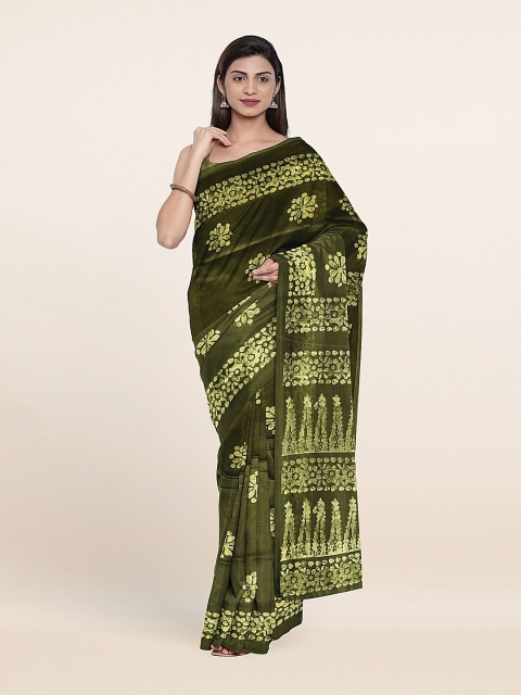 Pothys Women Green Sarees
