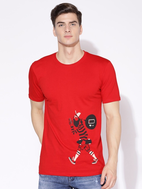 V2 Value & Variety Men Red T-shirt