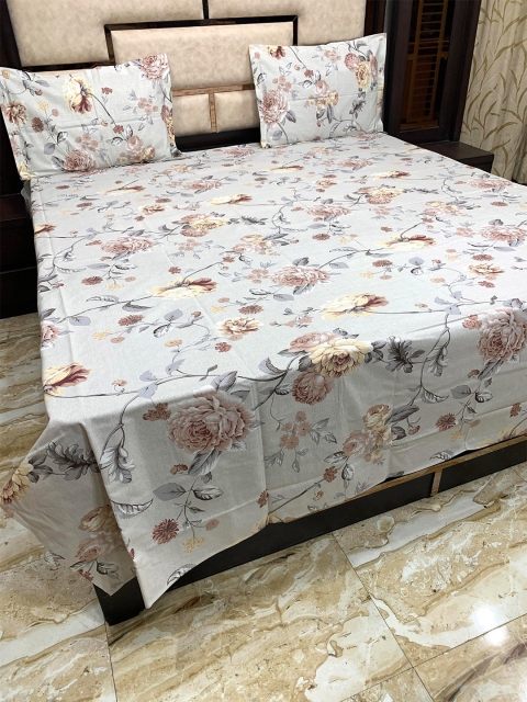 Pure Decor Brown & Pink 300 TC Pure Cotton Passion Queen Bedsheet with 2 Pillow Covers
Pure Decor Brown & Pink 300 TC Pure Cotton Passion Queen Bedsheet with 2 Pillow Covers