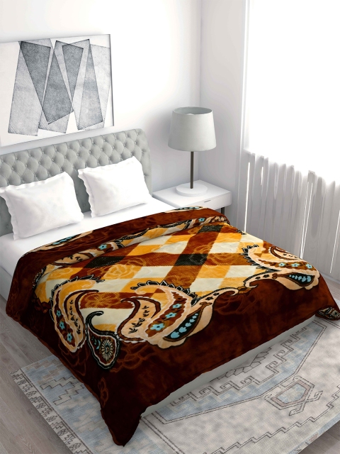 Spangle Coffee Brown & White Floral Microfiber Heavy Winter 500 GSM Double Bed Blanket
Spangle Coffee Brown & White Floral Microfiber Heavy Winter 500 GSM Double Bed Blanket