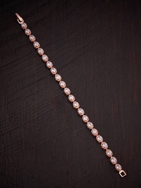 Kushal's Fashion Jewellery Women Gold-Toned & White Cubic Zirconia Gold-Plated Wraparound Bracelet
Kushal's Fashion Jewellery Women Gold-Toned & White Cubic Zirconia Gold-Plated Wraparound Bracelet