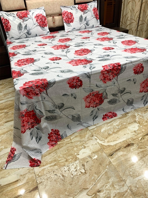 Pure Decor Unisex Grey Bedsheets