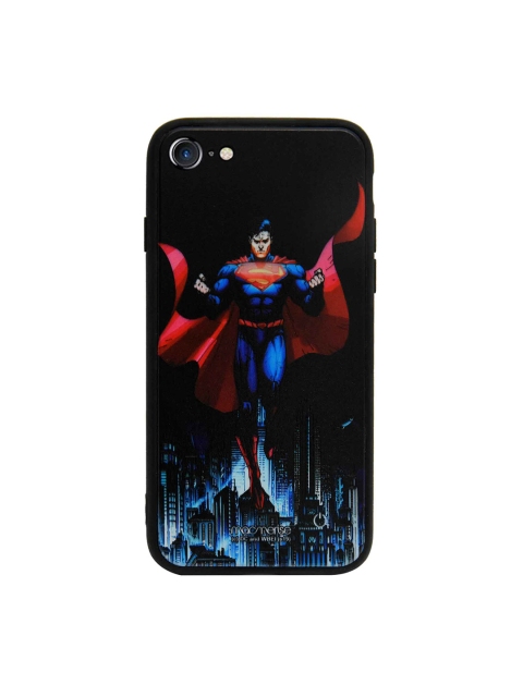 macmerise Black & Blue Metropolis Savior iPhone 8 SE Back Case