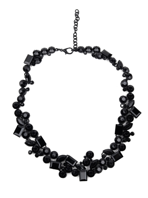 ODETTE Black Statement Necklace