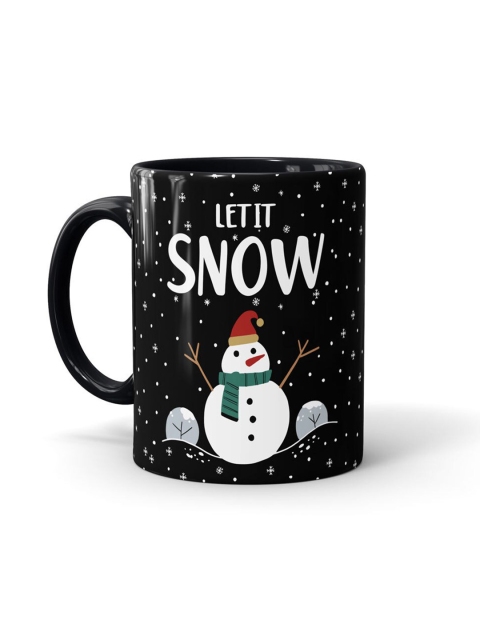 macmerise Black & White Printed Ceramic Glossy Mugs Set of Cups and Mugs