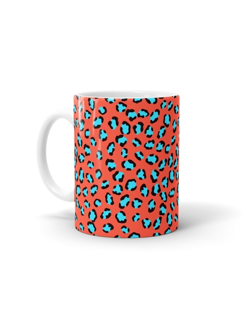 macmerise Pink & Black Printed Ceramic Glossy Mugs Set of Cups and Mugs