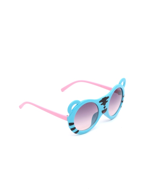 Lil Lollipop Girls Grey Lens & Blue Cateye Sunglasses with UV Protected Lens