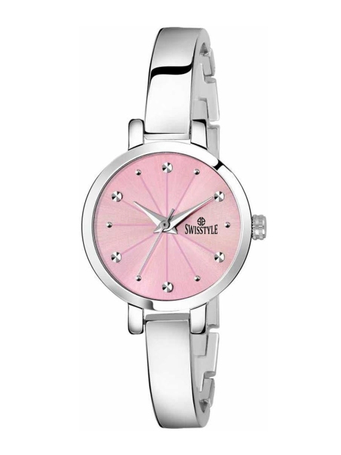 SWISSTYLE Women Pink Brass Dial & Stainless Steel Bracelet Style Straps Analogue Watch SS-LR4000-PNK-CH
SWISSTYLE Women Pink Brass Dial & Stainless Steel Bracelet Style Straps Analogue Watch SS-LR4000-PNK-CH