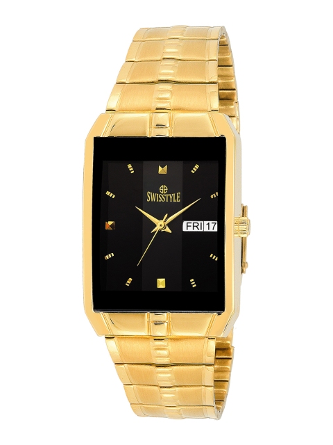 SWISSTYLE Men Black Brass Dial & Bracelet Style Straps Analogue Watch SS-GSQ1172-BLK-GLD
SWISSTYLE Men Black Brass Dial & Bracelet Style Straps Analogue Watch SS-GSQ1172-BLK-GLD
