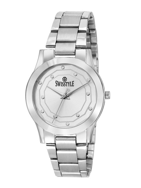 SWISSTYLE Women White Brass Embellished Dial & Bracelet Style Straps Analogue Watch SS-LR634-WHT-CH
SWISSTYLE Women White Brass Embellished Dial & Bracelet Style Straps Analogue Watch SS-LR634-WHT-CH